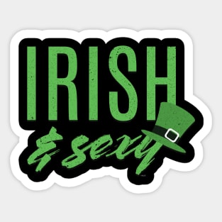 Irish and sexy Guy Saint Patricks Day Celebration Sticker